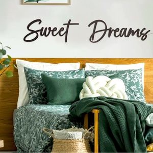 Wall hanging home decor Sweet Dreams metal sign